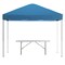 Emma and Oliver Outdoor Event/Tailgate Tent Set with Pop Up Event Canopy and Carry Bag and Bi-Fold Table with Carrying Handle